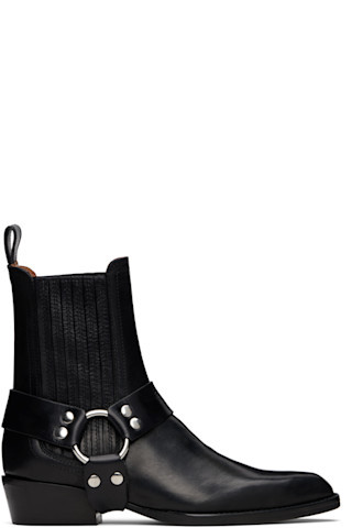 Black Helena Ankle Boots | SSENSE