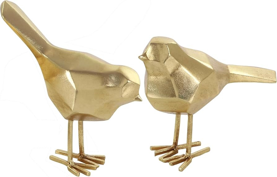 CosmoLiving by Cosmopolitan Polystone Bird Decorative Sculpture Home Decor Statues with Origami A... | Amazon (US)