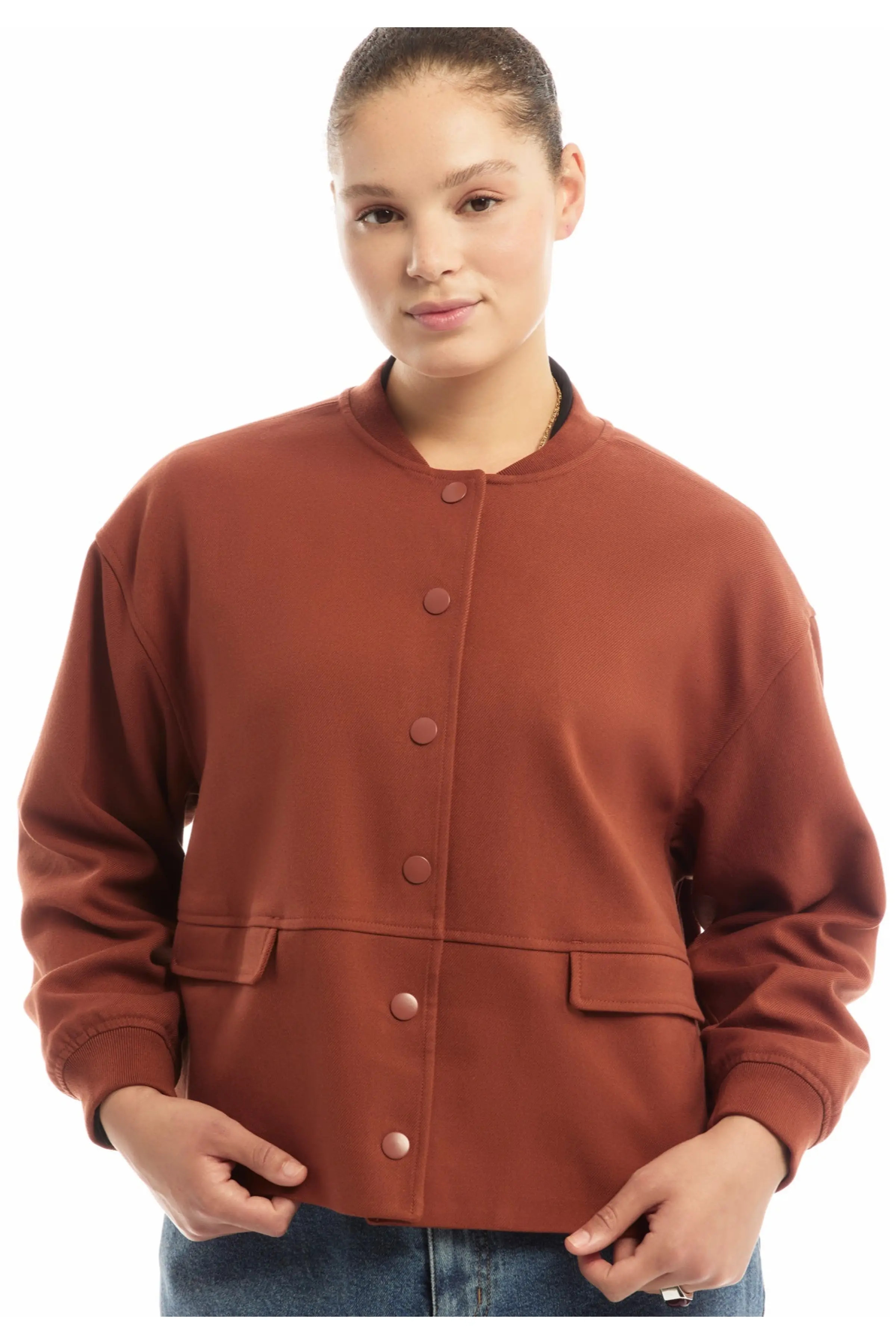 June + Vie Cropped Bomber Jacket (Women) | Nordstrom | Nordstrom