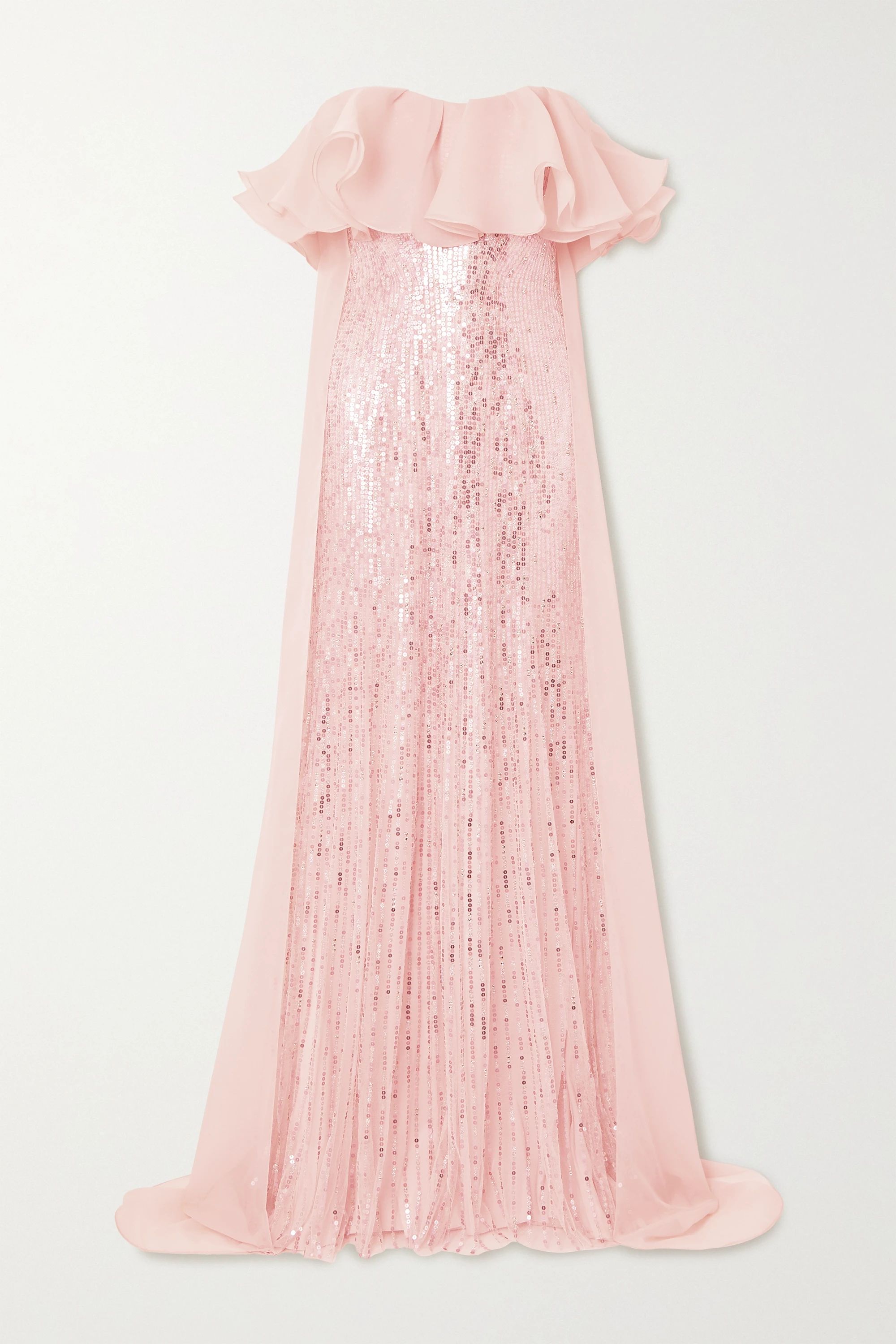 Marguerite strapless ruffled organza and sequin-embellished tulle gown | NET-A-PORTER (US)