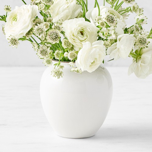 Provencal Small Vase, White | Williams-Sonoma
