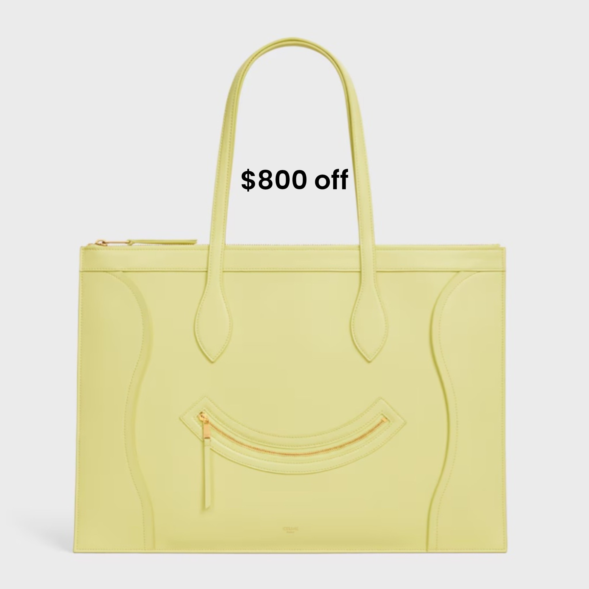 CELINE FLAT LUGGAGE YELLOW