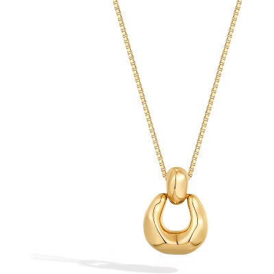 "Statement Pendant Necklace for Women, Trendy Gold & Silver Jewelry, Elegant Necklace Gift" | Target