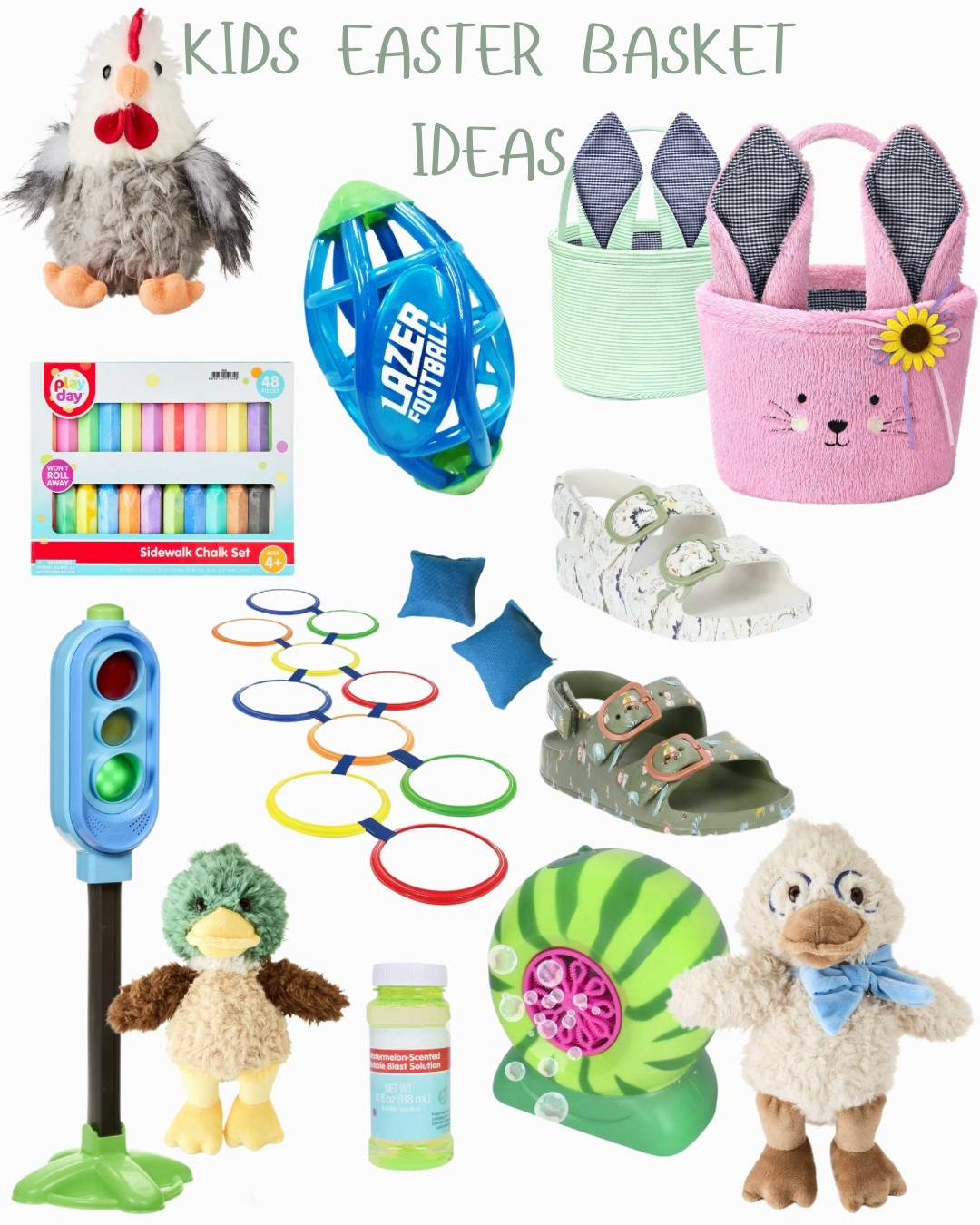 Fun Easter gifts 

Gifts, kids, Easter, baskets, stuffed animals, sandals, spring, summer, holiday, chalk, outside, toys 

#LTKSeasonal #LTKGiftGuide #LTKKids