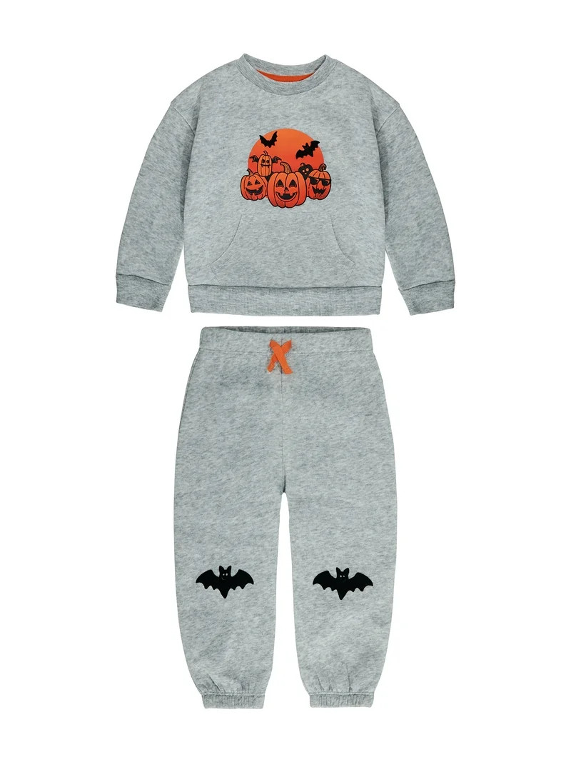 Way To Celebrate Toddler Boy Halloween Pullover and Jogger Set, 2-Piece, Sizes 2T-5T | Walmart (US)