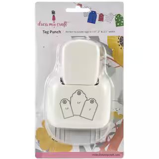 Dress My Craft® Rounded Tag Punch | Michaels Stores