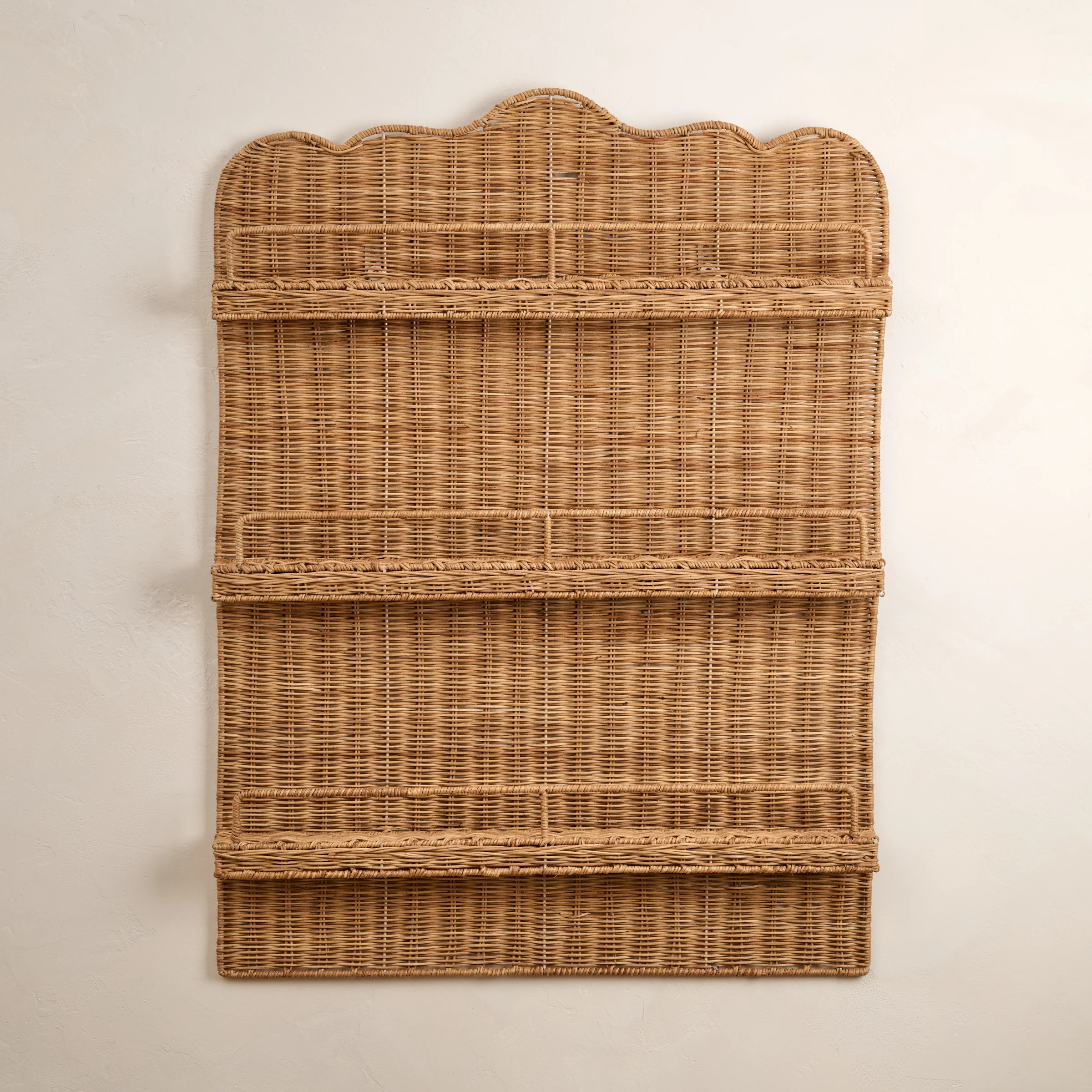 Robin Woven Rattan Display Shelf | Magnolia