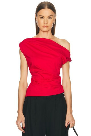 Staud Phare Top in Red | FWRD 