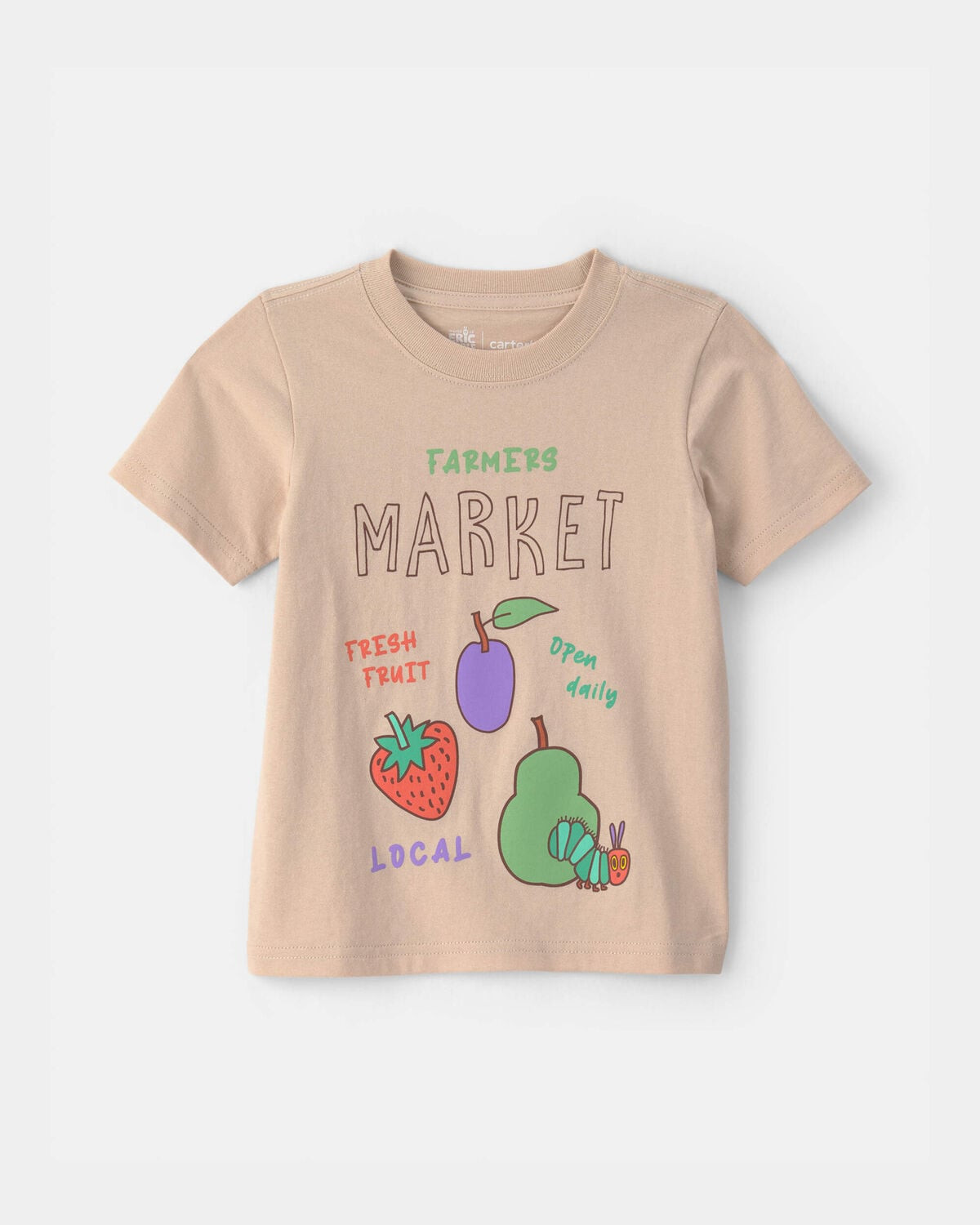 Toddler The Very Hungry Caterpillar Farmers Market Graphic Tee - Tan | Carter's Inc