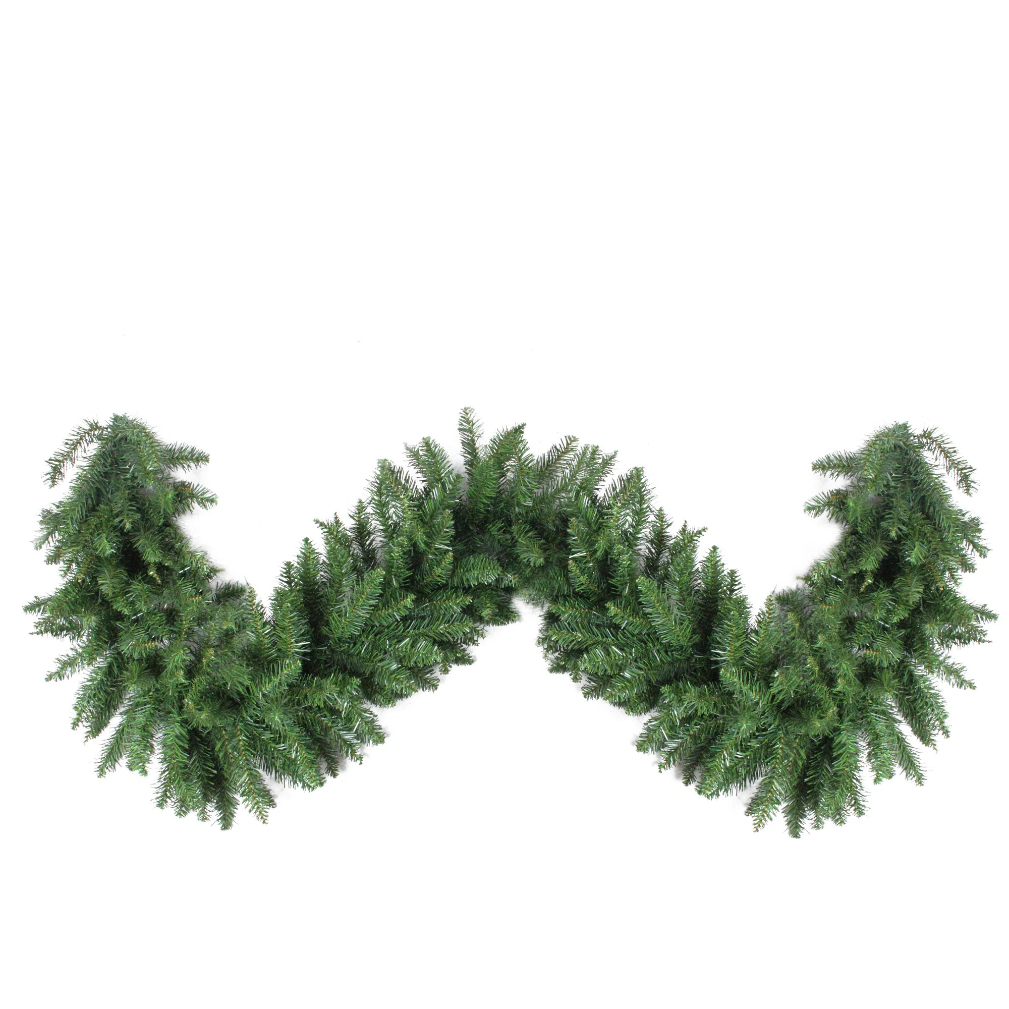 Buffalo Fir Commercial Length Artificial Christmas Garland - Unlit | Wayfair North America