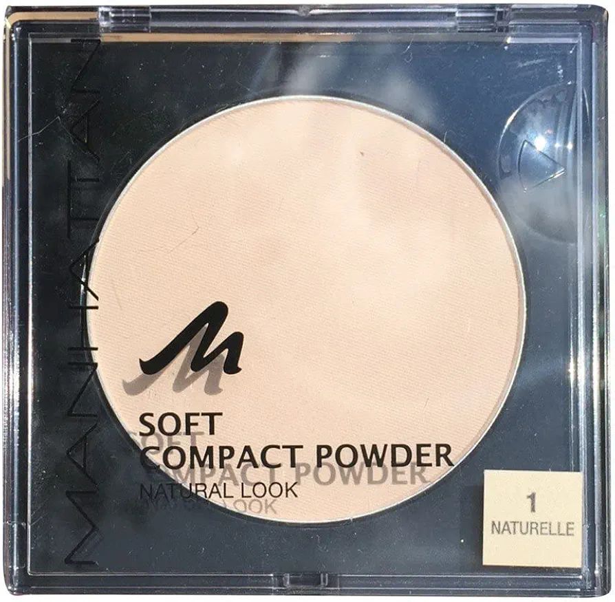 Manhattan Soft Compact Powder, Helles Kompakt Puder mit Puderquaste für einen matten, ebenmäßi... | Amazon (DE)
