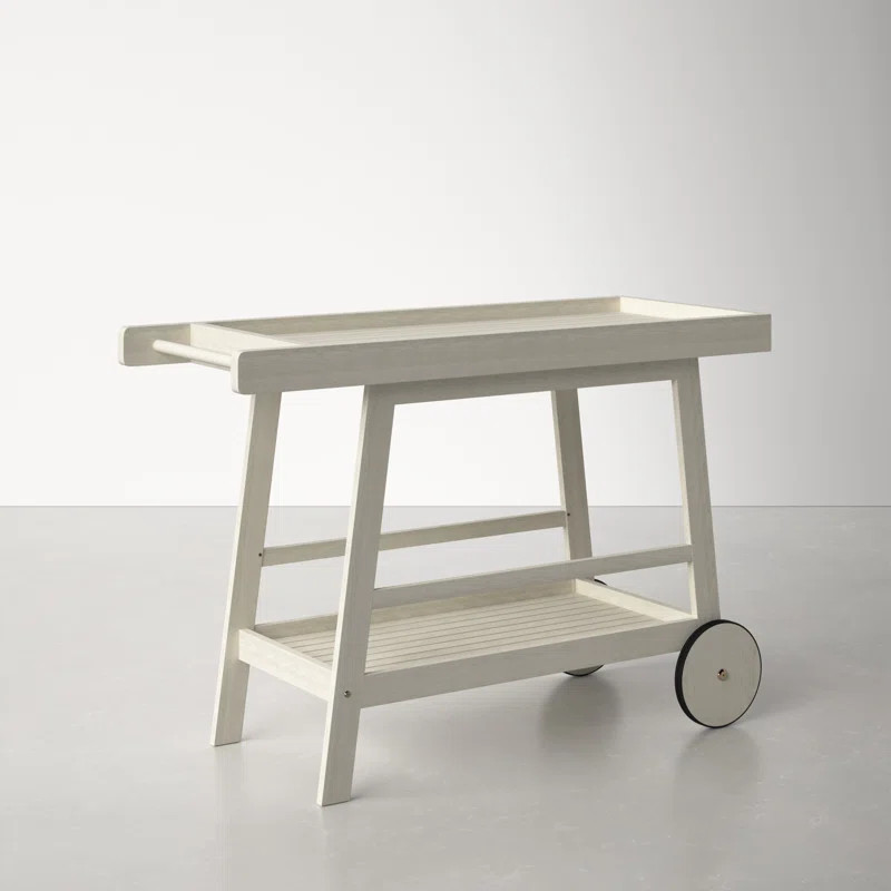 Terrace Solid Wood Bar Cart | Wayfair North America
