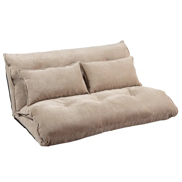 Peasely Convertible 46" Armless Sofa | Wayfair North America