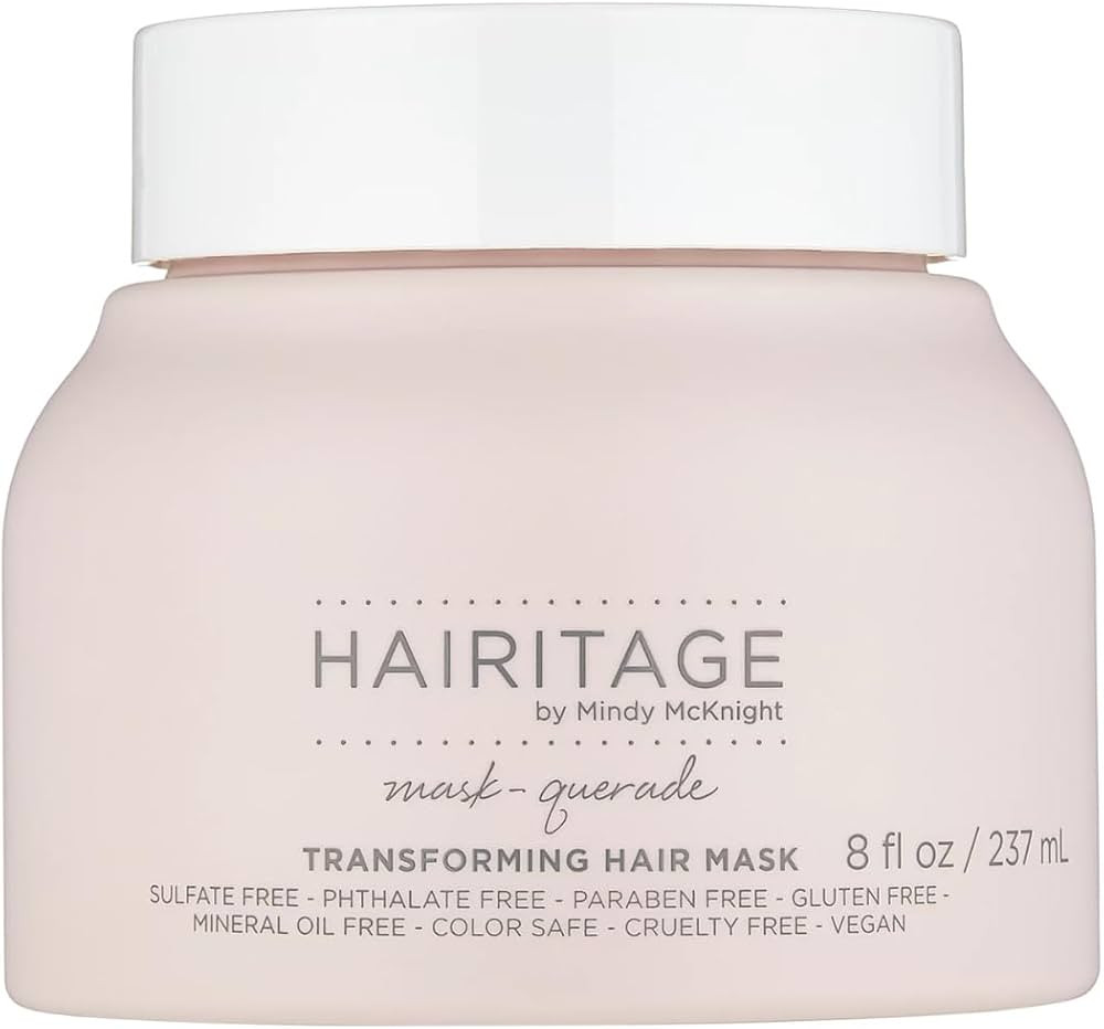 Hairitage Moisturizing Argan Oil Hair Mask with Shea Butter, Aloe & Soy Protein for Damaged Hair ... | Amazon (US)