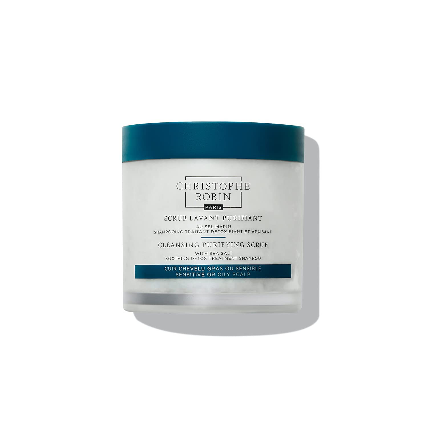 Christophe Robin Cleansing Purifying Scrub with Sea Salt for Sensitive, Itchy Scalps 250 ml | Amazon (CA)