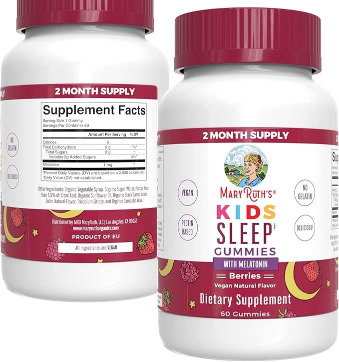 MaryRuth's Melatonin Gummies Kids | 2 Month Supply | Sleep Gummies for Kids Ages 4+ | Kids Melato... | Amazon (US)