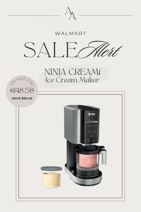 Sale Alert— Ninja CREAMi Ice Cream Maker // on sale for $149 (originally $199) = save $50.42! Just ordered this for summer!! 

#LTKHome #LTKSeasonal #LTKSaleAlert