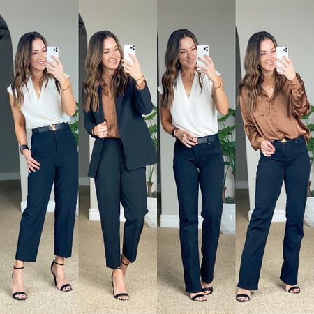 💥Sale Alert! 40% off tops, jeans & dresses! Workwear mix & match pieces from @Express that are perfect for petites and if you are taller! I’m 5’1” 109lbs Wearing 0 short in bottoms these come in petite, reg, and tall. Workwear Bodysuit xs, blouse xs, blazer xs petite.  Shoes tts

#LTKworkwear #LTKstyletip #LTKunder50