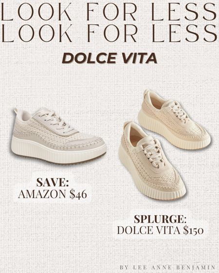 Dolce Vita lookalike sneakers from Amazon! 
#founditonamazon 

#LTKFindsUnder50 #LTKShoeCrush