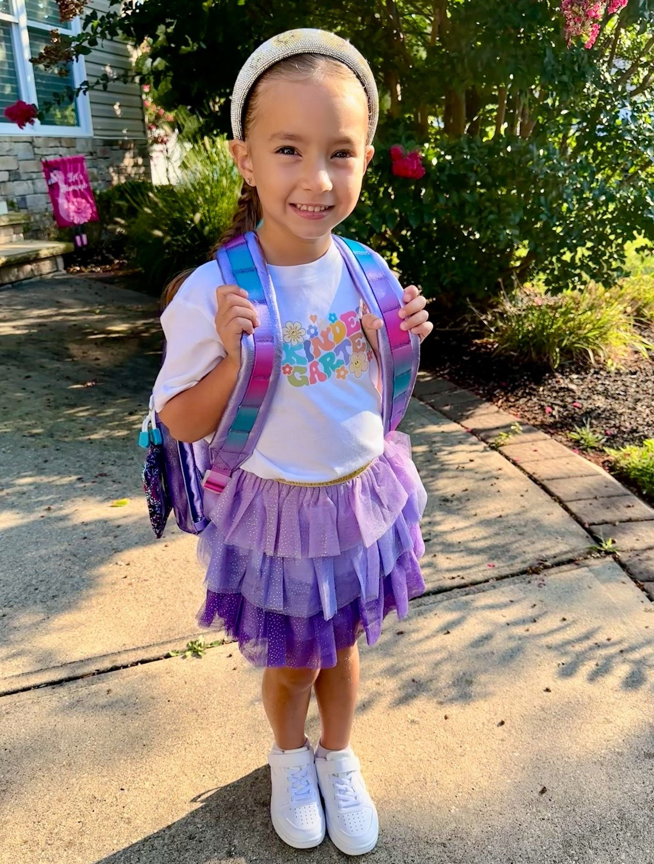 ✨ Back to School Look ✨

Kicking off the first day of kindergarten in the Sweet Wink Kindergarten tee in retro-style—such a fun, nostalgic vibe! 🌼Paired it with the matching tutu, which has the prettiest gold shimmer and glitter detail ✨—the perfect touch of sparkle to make her feel confident and ready to shine. Since the tutu doesn’t come with shorts, we layered a cute little pair underneath to keep it comfy and practical. If it were cooler, I would have thrown on a denim jacket for an extra layer and style.

Sizing was a little bit tricky: my daughter was a true size 5 in both tops and bottoms. For the tutu, the 4–6 worked perfectly, while in the tee she wore the 5/6.

This look checked all the boxes: lightweight, comfortable, cute, and totally confidence-boosting 💖—everything you want for the first day of school!

back to school outfit, first day of school outfit, kindergarten outfit ideas, girls back to school clothes, toddler girl school outfit, kids tutu outfit, retro flower tee for kids, glitter tutu skirt girls, sweet wink back to school, affordable kids fashion, school outfit with tutu, cute and comfy school clothes, little girl kindergarten look

#LTKKids #LTKFamily #LTKSeasonal