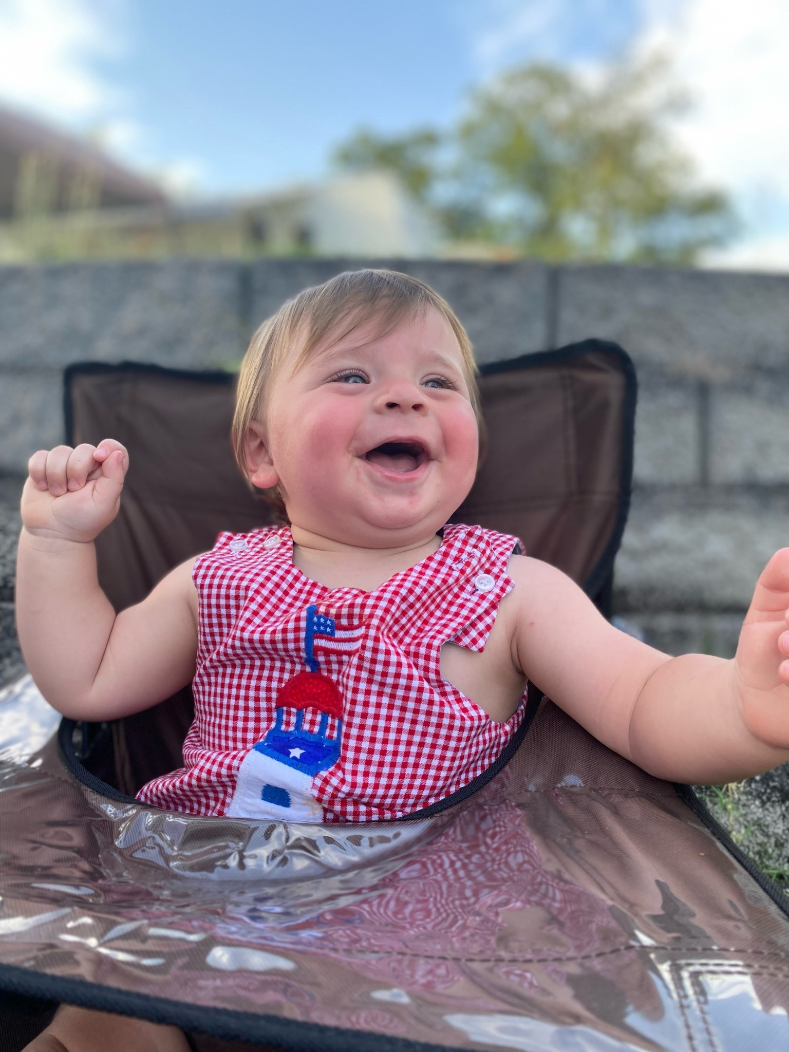 We used this portable highchair camping this weekend & it was AMAZING! Would be perfect for the back porch!!

#LTKBaby #LTKTravel #LTKKids