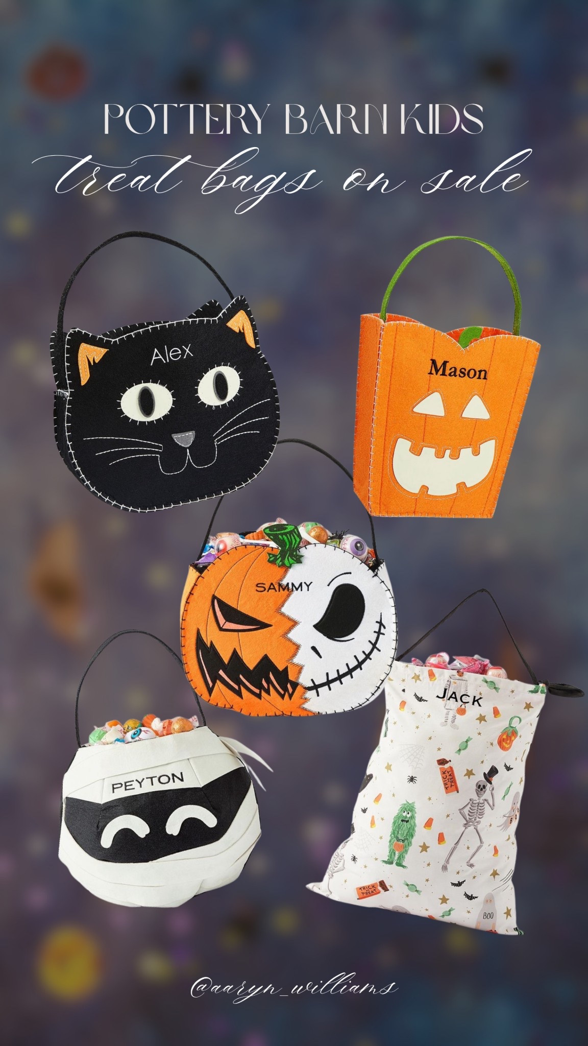 Pottery Barn Kids select treat bags are on sale right now 🎃 Such a cute way to make trick-or-treating extra special this year.

#potterybarnkids #halloween2025 #trickortreat #halloweendecor #fallfinds #ltkhome #ltkkids #ltkfall #ltkfinds

#LTKSaleAlert #LTKKids #LTKHalloween