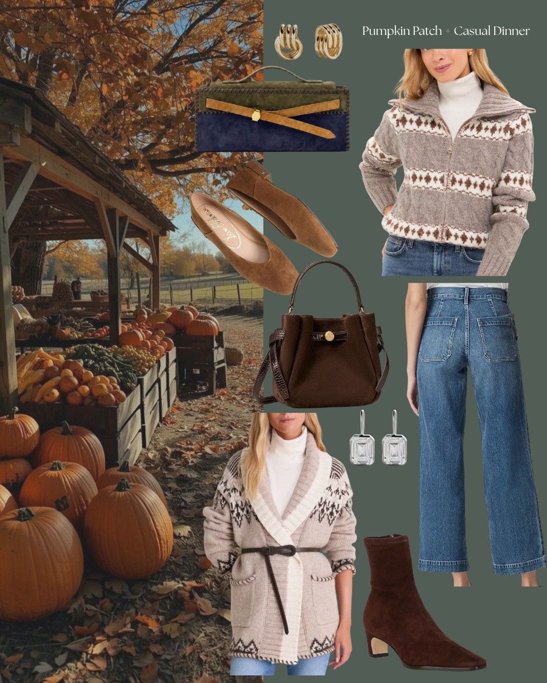Fall outfits women
Fall dresses
Fall shoes
Thanksgiving outfit 
Family photo outfits
Family photoshoot outfits 
Date night outfits 
Pumpkin patch casual fall outfit
@Tuckernuck @Dillards Inc. @Shopbop @jcrew