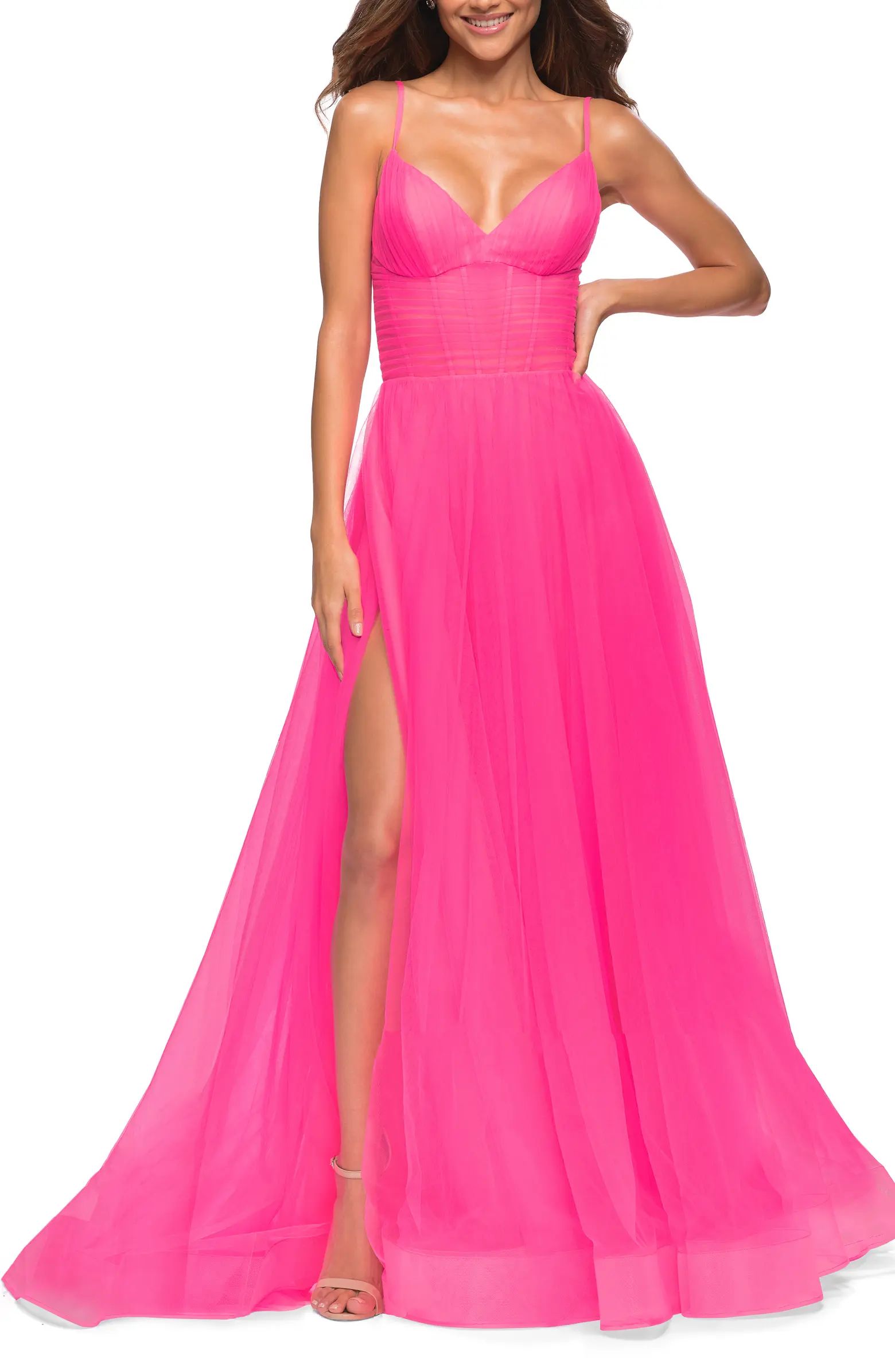 Exquisite Tulle A-Line Gown | Nordstrom