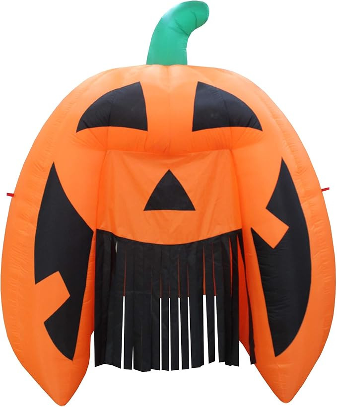 BZB Goods Giant 8 Foot Tall Halloween Inflatable Pumpkin Monster Archway Arch Haunted House Light... | Amazon (US)