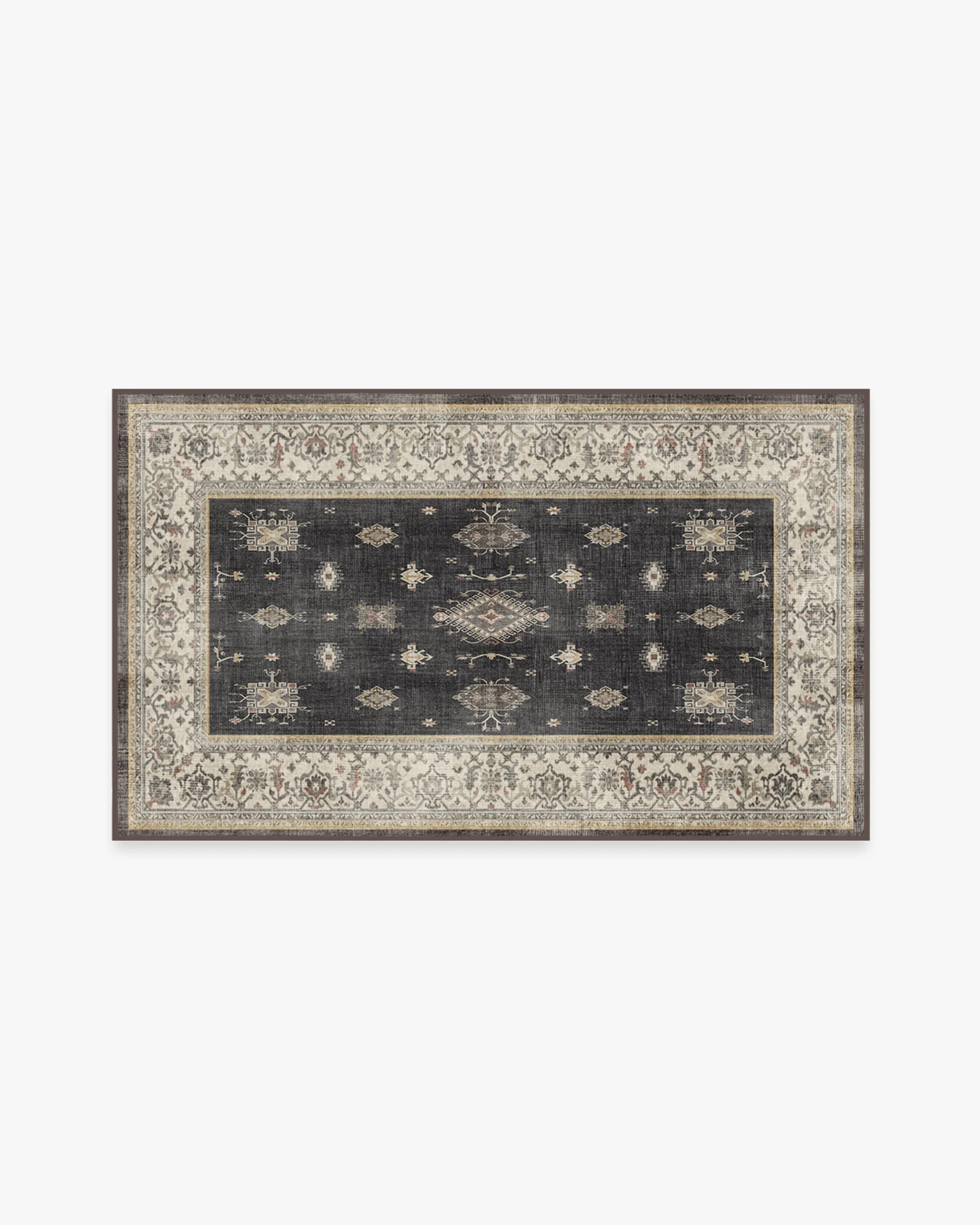 Verena Dark Wood Flatwoven Rug | Ruggable US | Ruggable