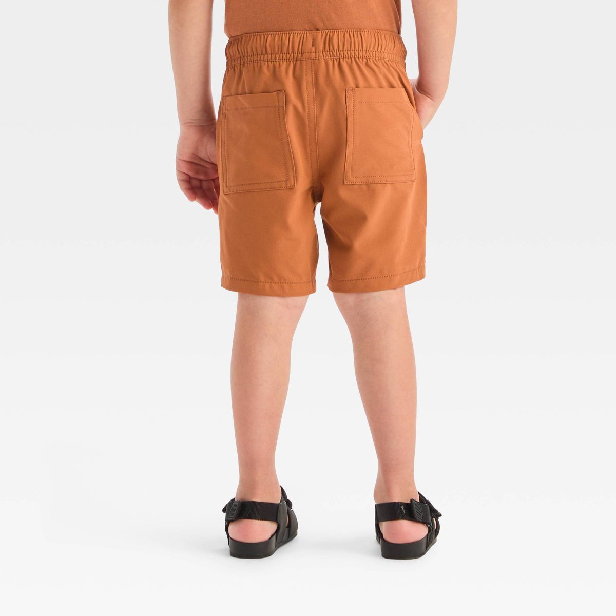 Toddler Boys' Pull-On Quick Dry Above Knee Shorts - Cat & Jack™ Orange 3T | Target