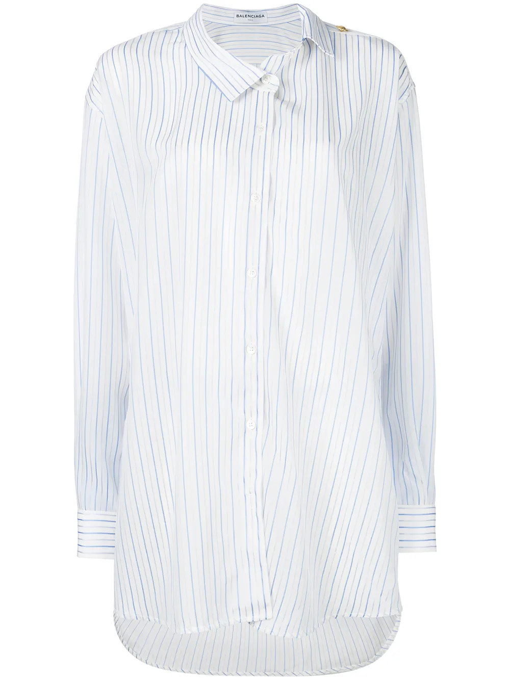 Balenciaga Pulled Shirt - White | Farfetch Global