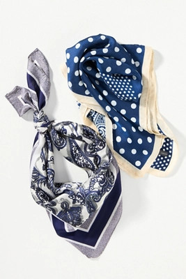 Patterned Hair Scarves, Set of 2 | Anthropologie (US)