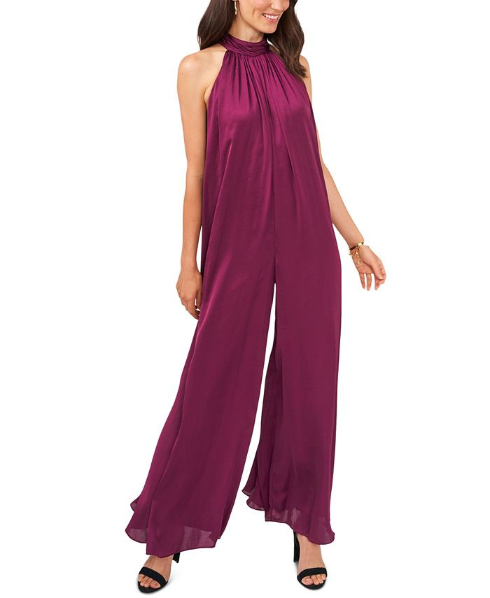 MSK Wide-Leg Halter Jumpsuit & Reviews - Pants & Capris - Women - Macy's | Macys (US)