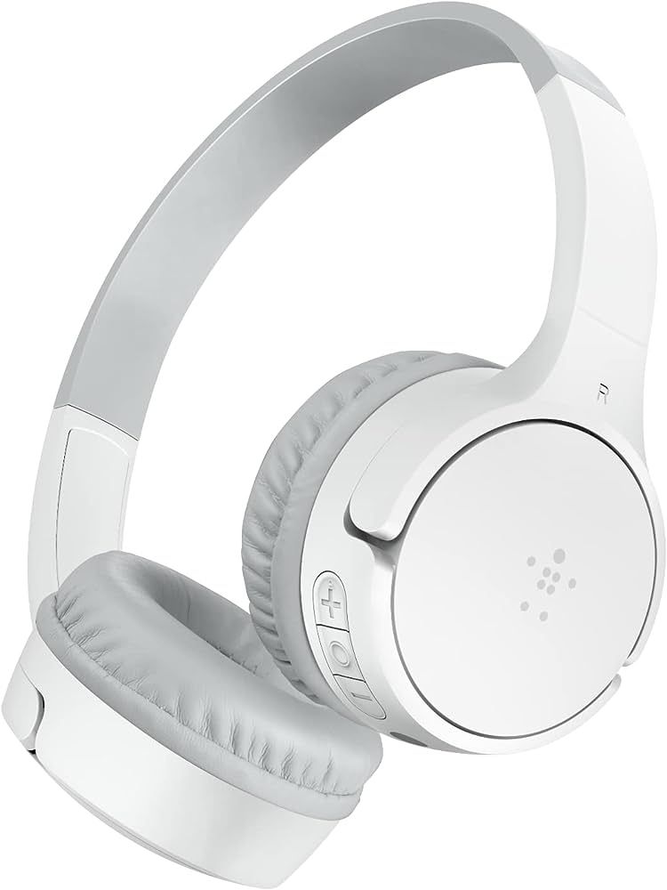 Belkin SoundForm Mini - Wireless Bluetooth Headphones for Kids with Built in Microphone - On-Ear ... | Amazon (US)