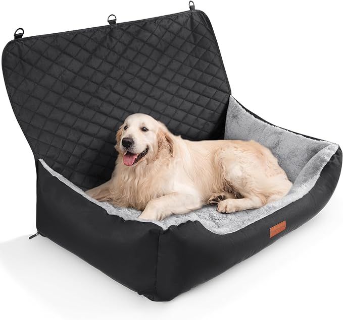 LOOBANI Car Back Seat for Dogs, Booster Seat for Medium to Large Dogs, Washable Pet Seat for Car ... | Amazon (US)