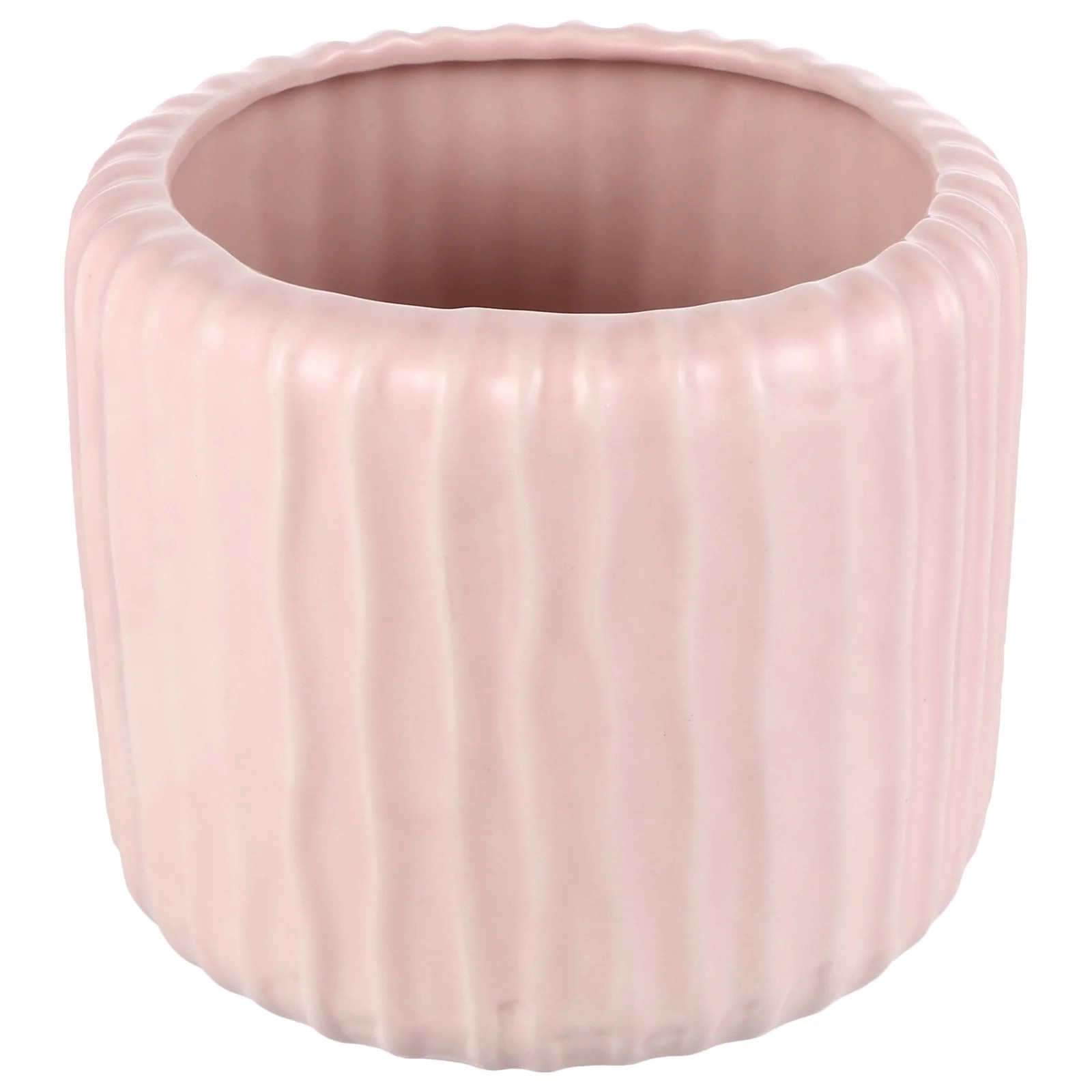 1Pc Nordic Style Flower Pot Ceramic Pink Basin Succulent Plant Pots Accessories - Walmart.com | Walmart (US)