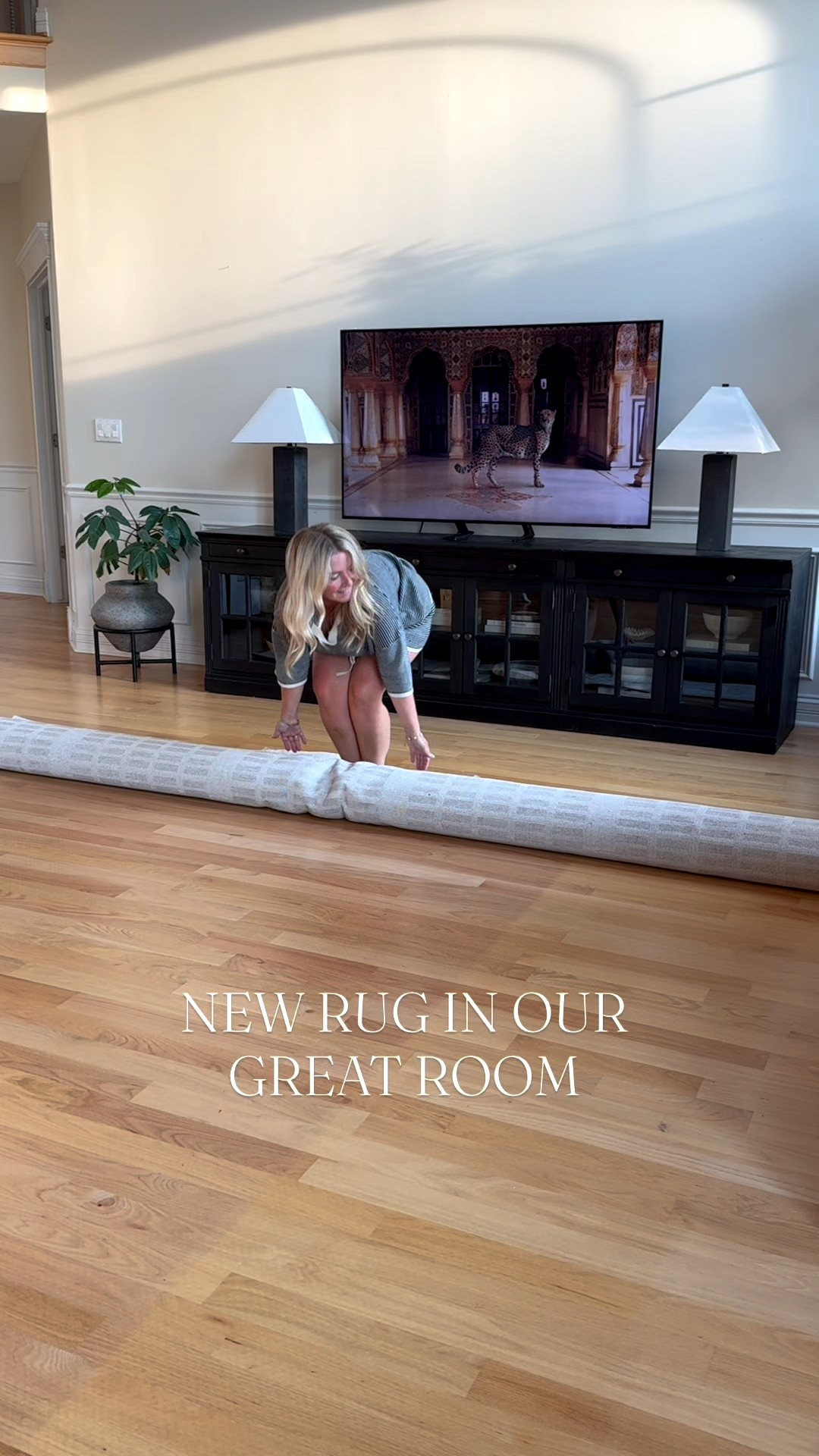 New rug in our great room and it’s on sale! After 4 years I finally found a rug I truly love for here and I am OBSESSED! It’s the perfect neutral rug, super soft but not too thick. You don’t need a rug pad but you can definitely add one. 

#greatroom #livingroom #arearug #home #loloirug #rug #wayfairfinds #wayfairhome #wayfair #homeinspo #interiorstyling #interior #homedecor 

#LTKSeasonal #LTKHome #LTKSaleAlert