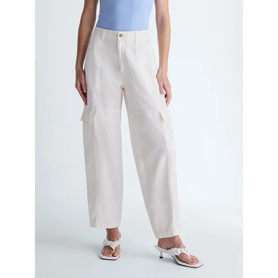 Scoop Women's and Women's Plus Cargo Barrel Pant, Sizes 0-26W | Walmart (US)