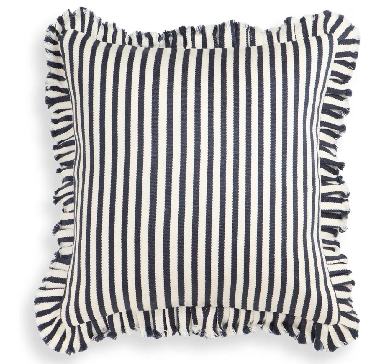 Striped pillow with ruffles 

#LTKHome #LTKFindsUnder50 #LTKSaleAlert