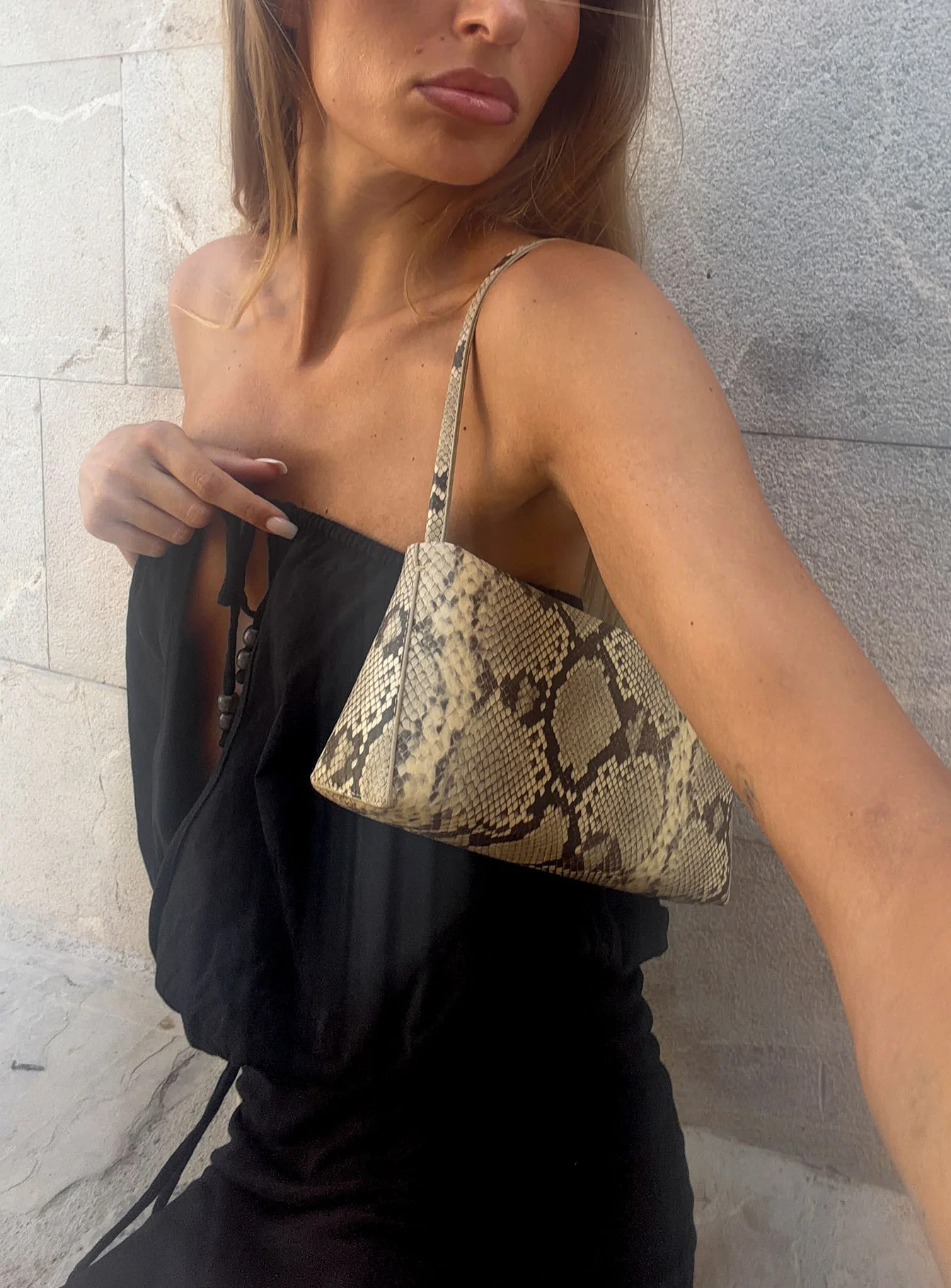 Dawn To Dusk Shoulder Bag Snake | Princess Polly US