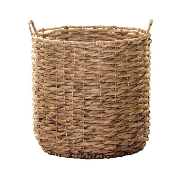 Twist Weave Water Hyacinth Wicker Basket | Wayfair North America