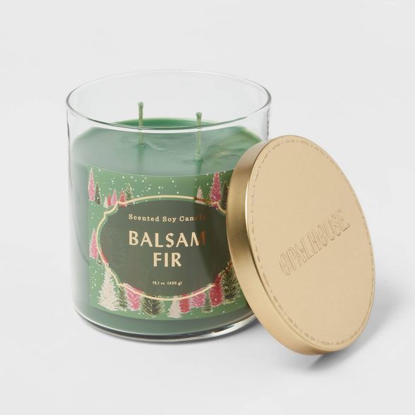 Lidded Glass Jar Candle Balsam Fir - Opalhouse™ | Target