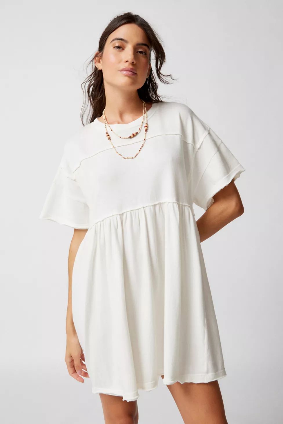 BDG Juni Babydoll Mini Dress | Urban Outfitters (US and RoW)