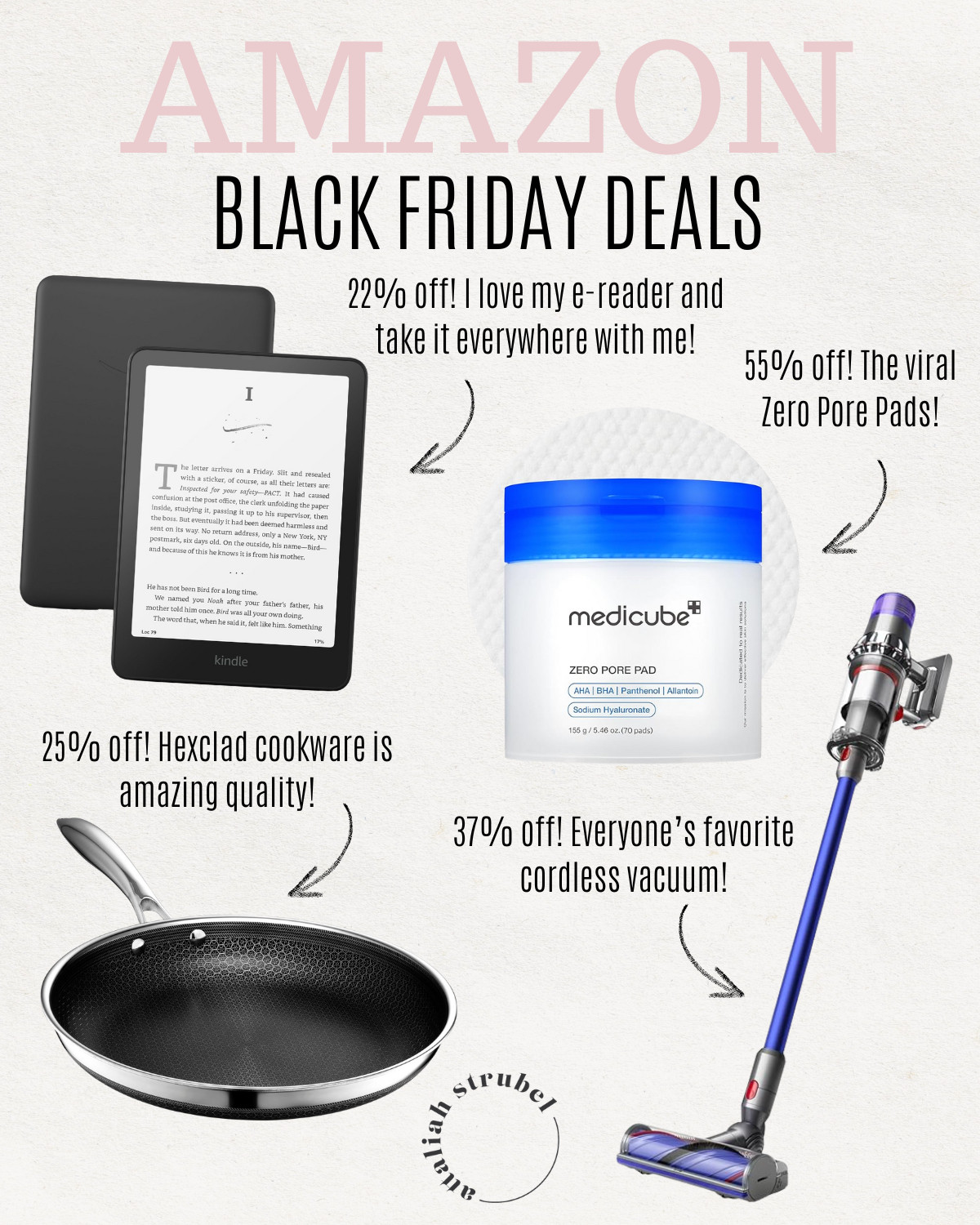 Black Friday Deals on Amazon! Kindle. Medicube. Hexclad. Dyson. 

 #LTKCyberWeek #LTKGiftGuide #LTKHome
