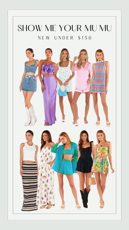 New arrivals from show me your Mumu for under $150

Trending | summer | spring | vacation fashion 

#LTKstyletip #LTKtravel #LTKSeasonal