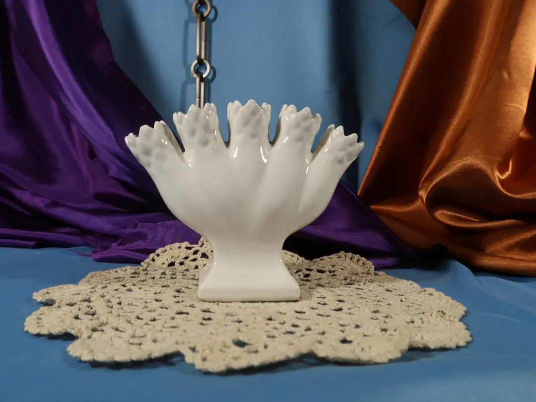 WHITE TULIPIERE VASE, Ceramic Tulip Vase Made in America , Five Finger Vase,tulipiere Vase Made i... | Etsy (US)