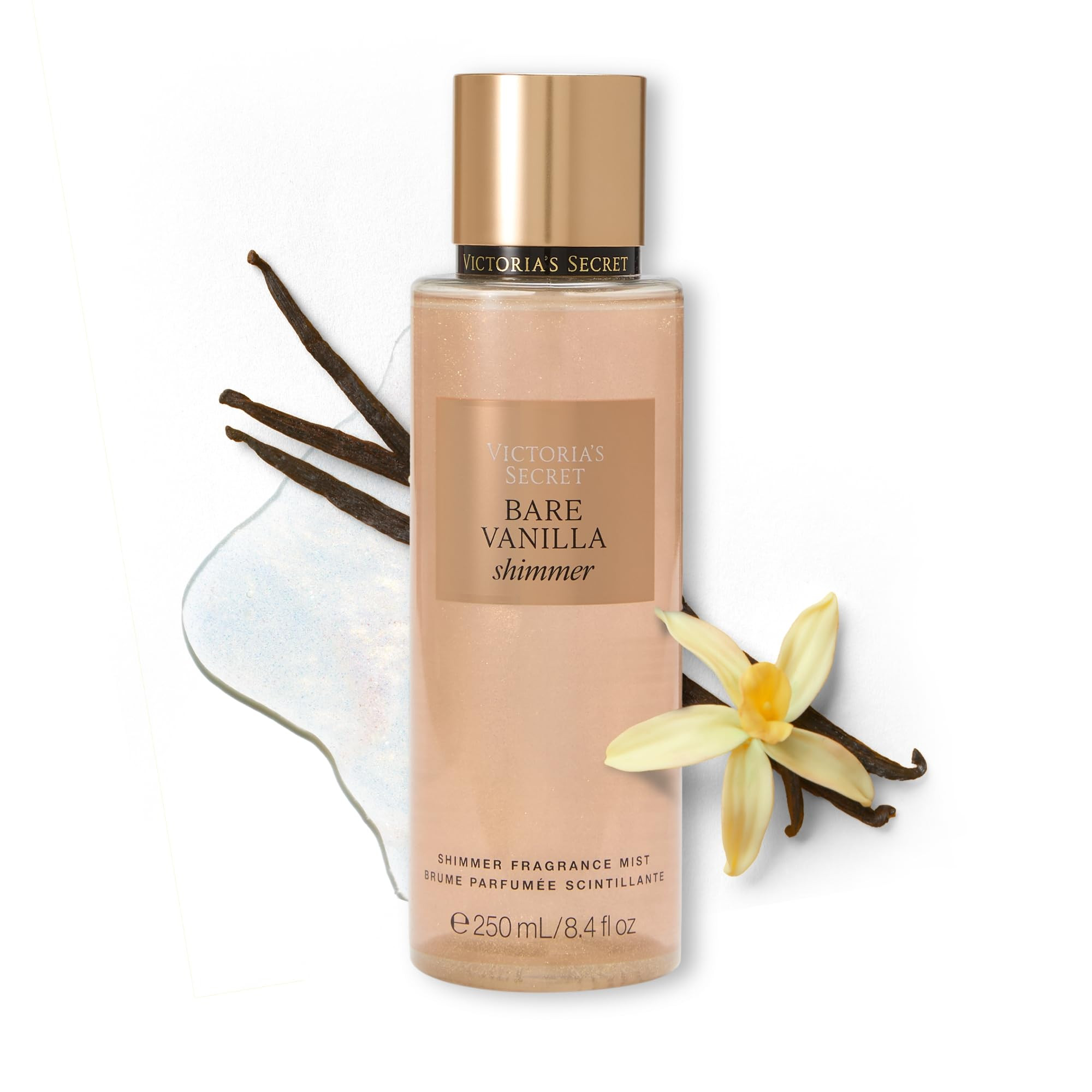 Victoria's Secret Bare Vanilla Shimmer 8.4oz Mist | Amazon (US)