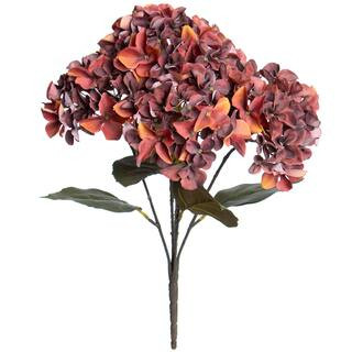 20" Burgundy Hydrangea Deluxe Bush by Ashland® | Michaels | Michaels Stores