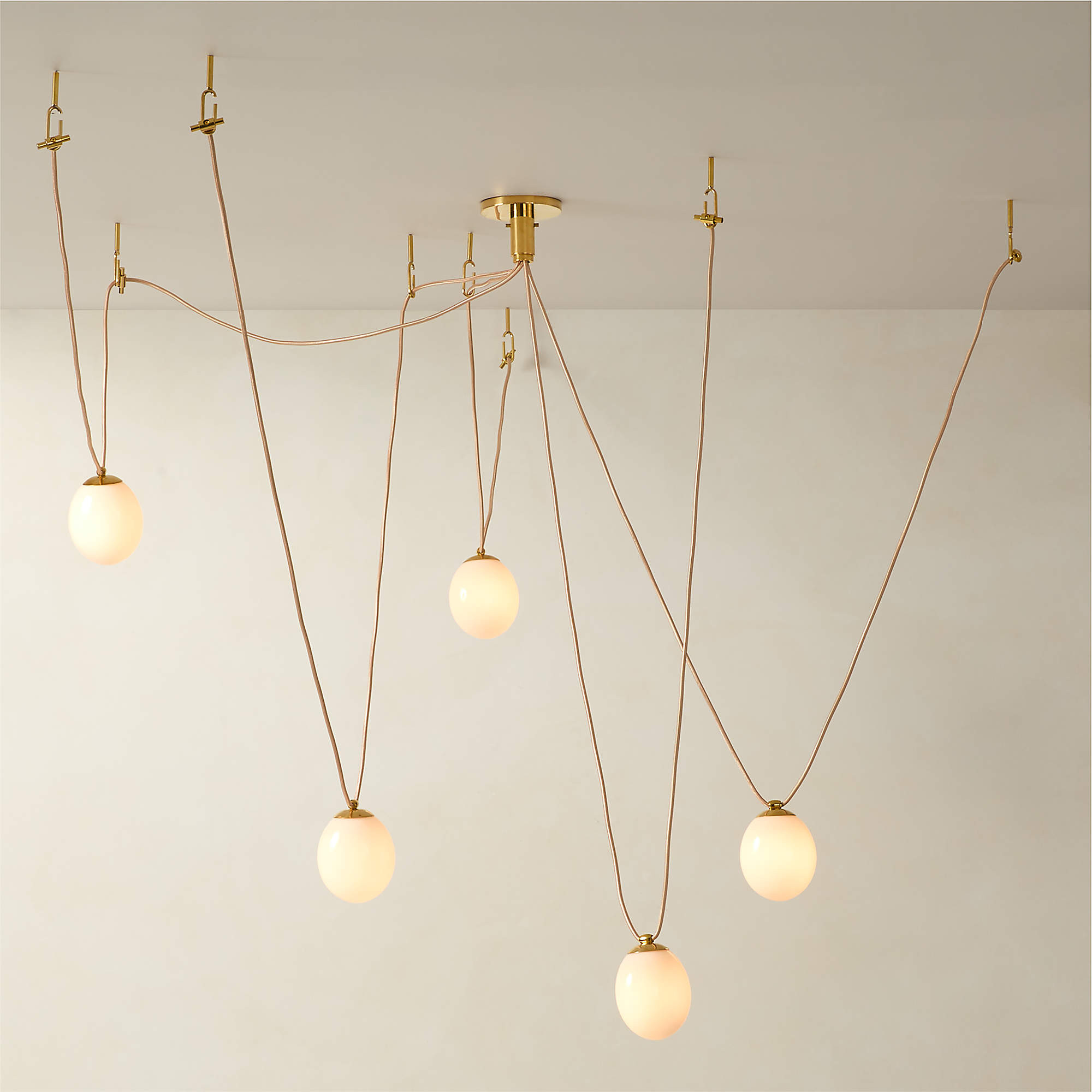 Augustine 5-Bulb Glass Chandelier by goop + Reviews | CB2 | CB2